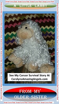 LITTLE LAMBY -  Surviving Breast Cancer  1of2 jigsaw puzzle