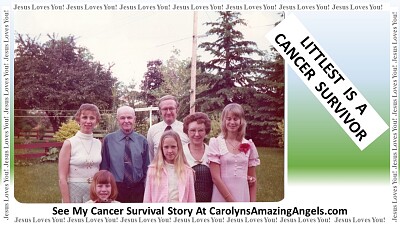 FAMILY - LITTLEST is a CANCER SURVIVOR 1of2