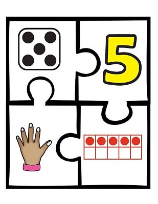 numeros 5 jigsaw puzzle