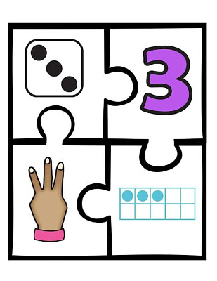 numero 3 jigsaw puzzle
