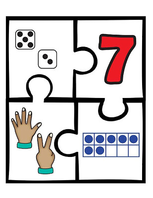 numero 7 jigsaw puzzle