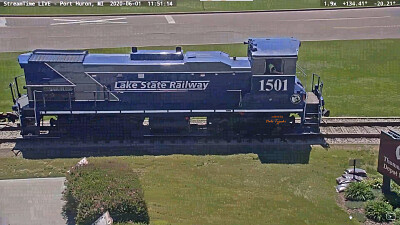 Lake State Railway #-1501 at Port Huron,MI/USA