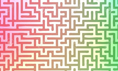 colorful maze