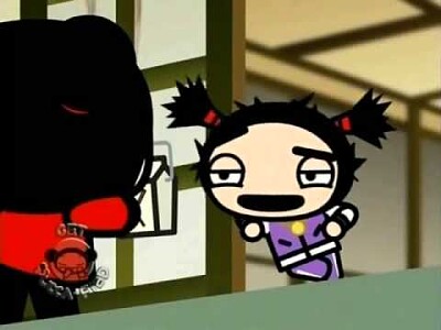 garu 2 le dice a pucca que es muy guapa pucca