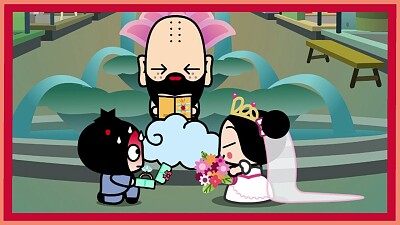 garu le ofrece matrimonio a pucca pucca jigsaw puzzle