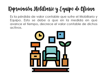 DepreciaciÃ³n mobiliario y equipo de oficina