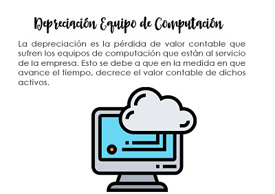 DepreciaciÃ³n equipo de computaciÃ³n