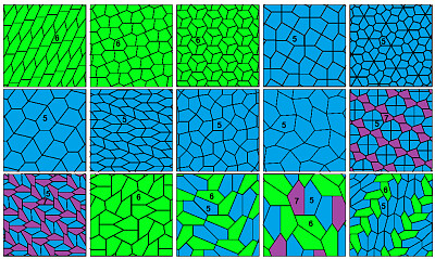 pentagonal tiling colored