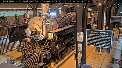 Tucson,AZ/USA Steam Engine on display