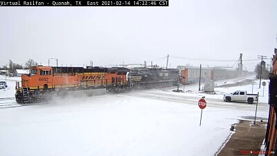 BNSF-6652   NS-1100 at Quanan,TX/USA