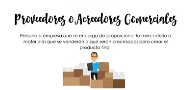 Proveedores o acreedores comerciales