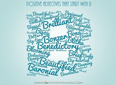 Positive adjectives.B