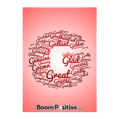 Positive adjectives.G