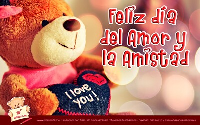 Feliz dÃ­a del amor y la Amistad