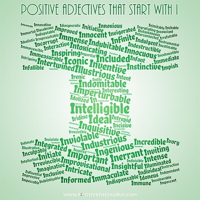 Positive adjectives,I
