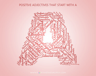 פאזל של Positive adjectives,A