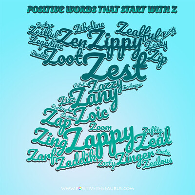 Positive adjectives,Z jigsaw puzzle