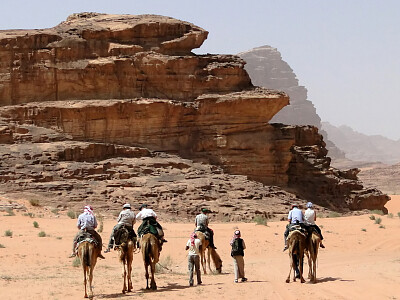 AB - Desert du Wadi Rum, Jordanie jigsaw puzzle