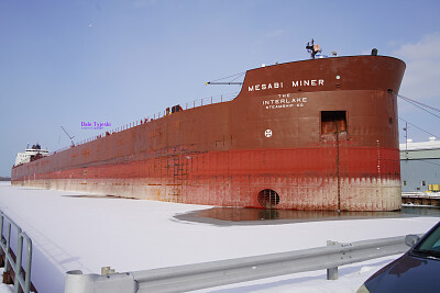 m/v Mesabi Miner (1,000 footer) winter layup jigsaw puzzle