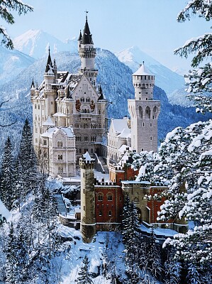 castelo na neve