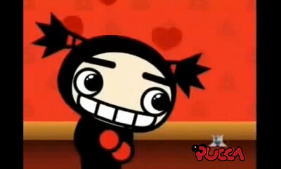 פאזל של garu se alegra de besar y engreír a pucca pucca