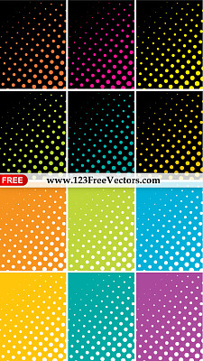 Colorful Halftone Dots