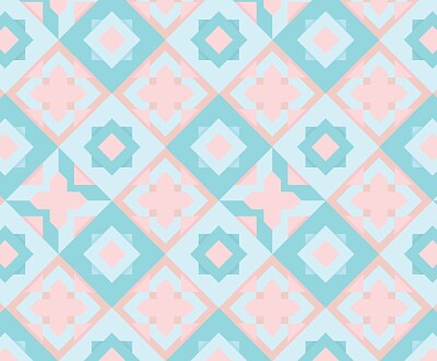Geometric pastel