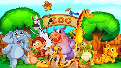 ZOOLOGICO ANIMADO jigsaw puzzle