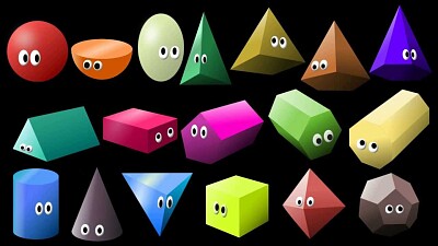 פאזל של 3D shapes