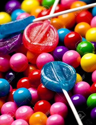 פאזל של candy of all colours