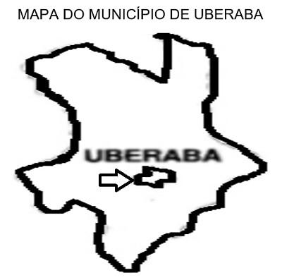 Mapa da cidade de Uberaba
