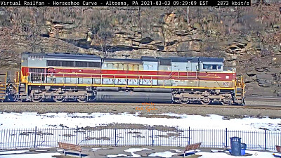 פאזל של NS-1074   "Lackawanna  " hu in the snow