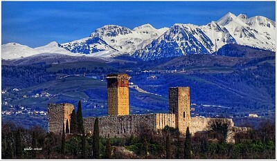 veronaCastello di Montorio e cima Carega