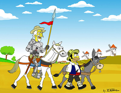 פאזל של DON QUIJOTA Y SANCHO PANZA