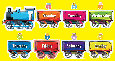 Days of the week jigsaw puzzle