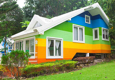 Beautiful color house
