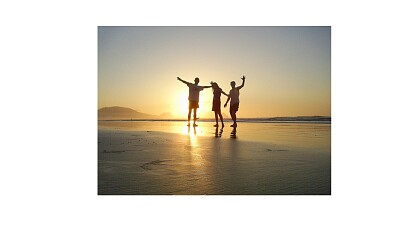 פאזל של Amigos en la playa