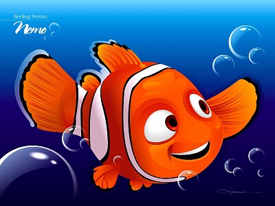 פאזל של Nemo goes to school