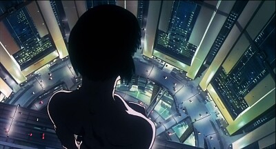 Ghost in Shell city jigsaw puzzle