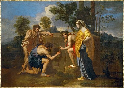 פאזל של Poussin et in Arcadia ego