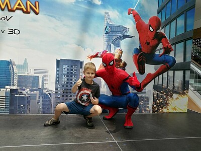 Foto with Spider Man (Bratislava, Slovakia)