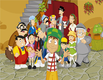 פאזל של CHAVO DEL 8 ANIMADO