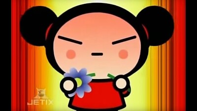 pucca amenaza a un planta carnívora pucca jigsaw puzzle