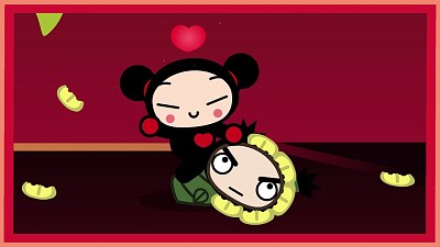 pucca prueba su suerte en el amor con garu pucca