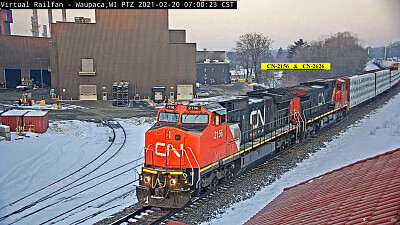 CN-2156   CN-2626 at Waupaca,WI/USA in the Snow