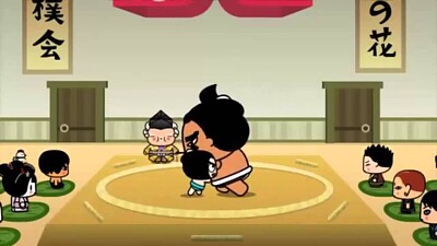 garu hace fuerza contra otra persona pucca