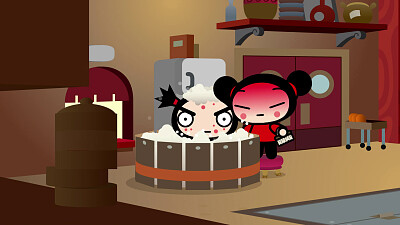 pucca trata de quitarle la varicela a garu pucca jigsaw puzzle