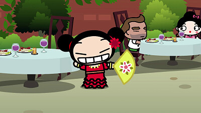 pucca se emociona al ver a garu pucca