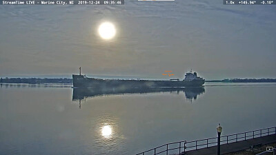 mv Tim s Dool at sunrise, Marine City,MI/USA