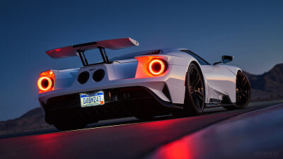 ford gt white 2